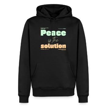 Geistige Gesundheit - Männer Premium Bio Hoodie - Schwarz - Vorne - Nico (187cm)