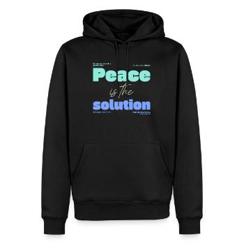 Geistige Gesundheit - Männer Premium Bio Hoodie - Schwarz - Vorne - Nico (187cm)