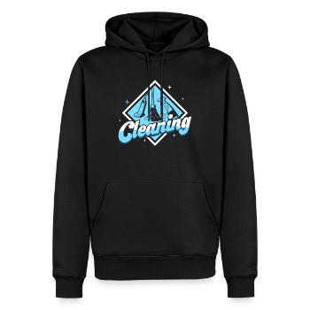Cleaning Housekeeping Housewife Cleaner - Männer Premium Bio Hoodie - Schwarz - Vorne - Nico (187cm)
