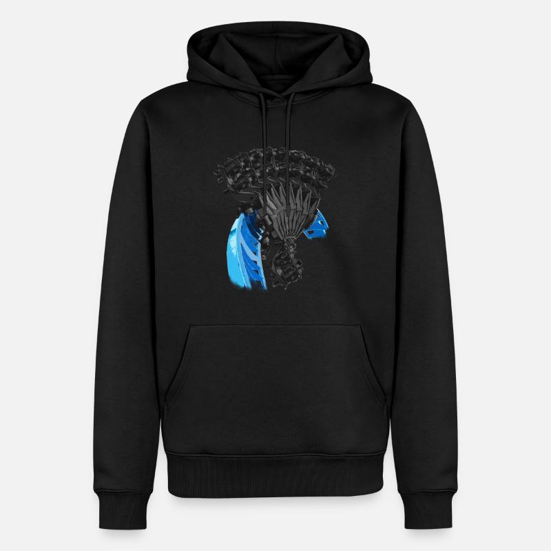 Wing Coaster - Pur - Sweat à capuche Premium bio Homme - noir