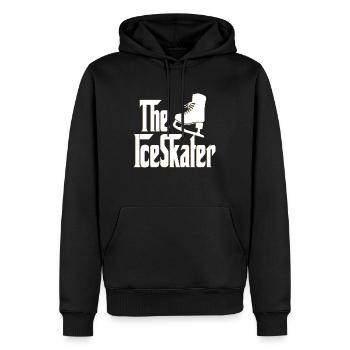 The Ice Skater Awesome Ice Skating Designs - Männer Premium Bio Hoodie - Schwarz - Vorne - Nico (187cm)