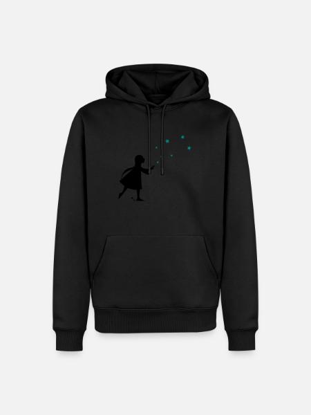 Mädchen und Stars - Männer Premium Bio Hoodie -