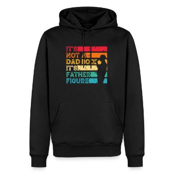 It's Not Dad Bod It s Dad Figure - Men’s Premium Organic Hoodie - black - Front - Nico (187cm)
