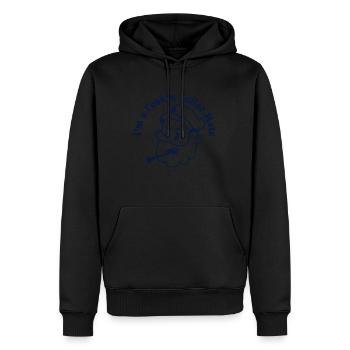 Sailor Higgins - Männer Premium Bio Hoodie - Schwarz - Vorne - Nico (187cm)