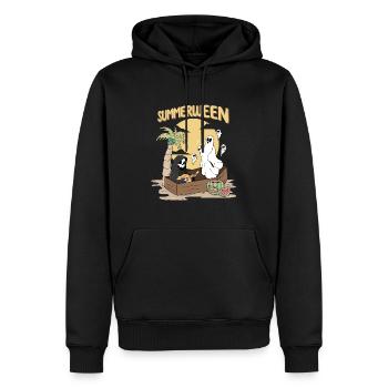 Summerween Song - Men’s Premium Organic Hoodie - black - Front - Nico (187cm)