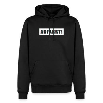 Départ Party Club Boire Tour Cadeau - Sweat à capuche Premium bio Homme - noir - Devant - Nico (187cm)