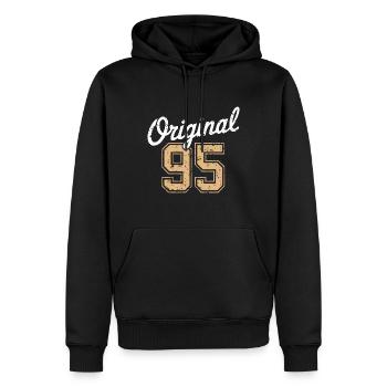 Original 95 - 30 Years Birthday - Men’s Premium Organic Hoodie - black - Front - Nico (187cm)