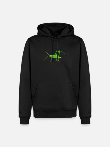 Insekt cricket mantis græshoppe høhest - Herre Premium økologisk hoodie - sort