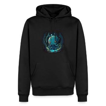Süßer Oktopus - Männer Premium Bio Hoodie - Schwarz - Vorne - Nico (187cm)