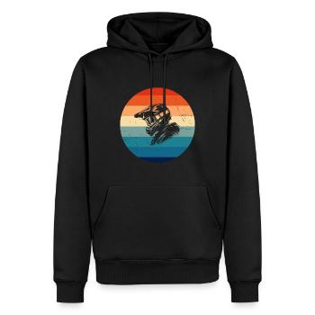 Cyclists Cycling Mountain bikers Cycling - Men’s Premium Organic Hoodie - black - Front - Nico (187cm)
