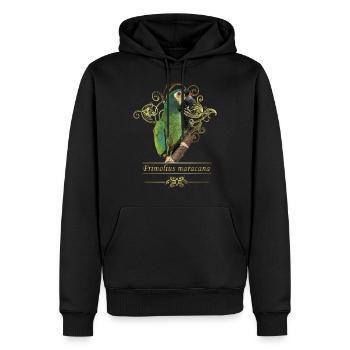 Das Maracanã - Männer Premium Bio Hoodie - Schwarz - Vorne - Nico (187cm)