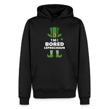 Der gelangweilte Kobold - Männer Premium Bio Hoodie - Schwarz - Vorne - Nico (187cm)
