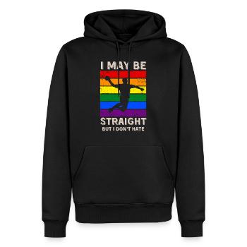 Handball LGBT-Rechte - Männer Premium Bio Hoodie - Schwarz - Vorne - Nico (187cm)