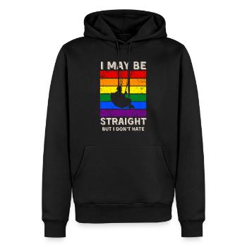 Paragliding LGBT-Rechte - Männer Premium Bio Hoodie - Schwarz - Vorne - Nico (187cm)