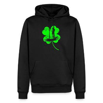 Paddleboard Trèfle de la Saint-Patrick - Sweat à capuche Premium bio Homme - noir - Devant - Nico (187cm)