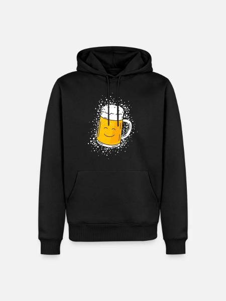 Happy Beer Day - Men’s Premium Organic Hoodie - black