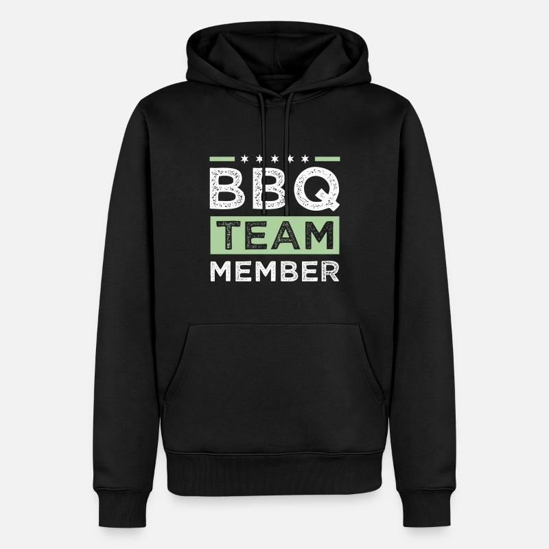 Bbq Team - Männer Premium Bio Hoodie - Schwarz