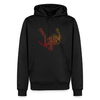 Scuba Diver Scuba Taucher Taucher Scuba Tauchen - Männer Premium Bio Hoodie - Schwarz - Vorne - Nico (187cm)