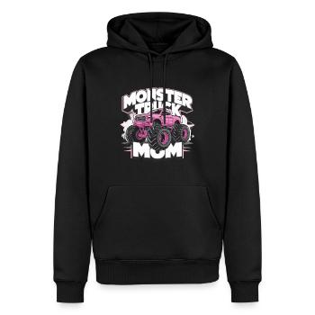Monster Truck Mom für Frauen und Mädchen - Männer Premium Bio Hoodie - Schwarz - Vorne - Nico (187cm)