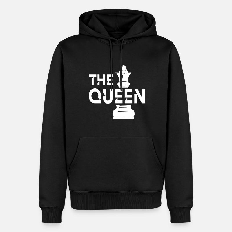 Joueur d’échecs - Sweat à capuche Premium bio Homme - noir