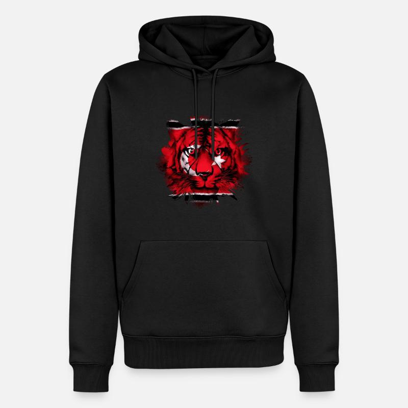 Aceh - Männer Premium Bio Hoodie - Schwarz