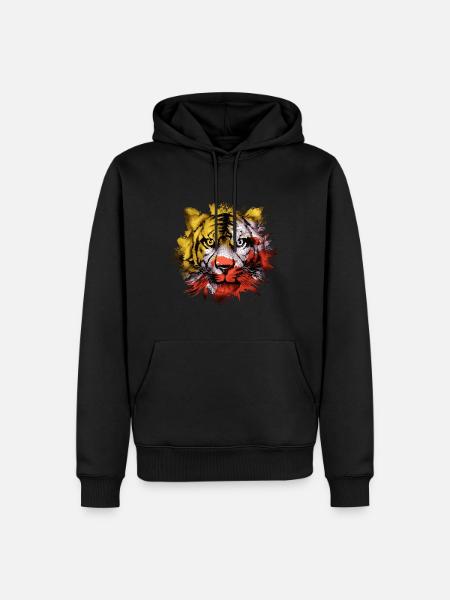 Bhutan - Men’s Premium Organic Hoodie - black