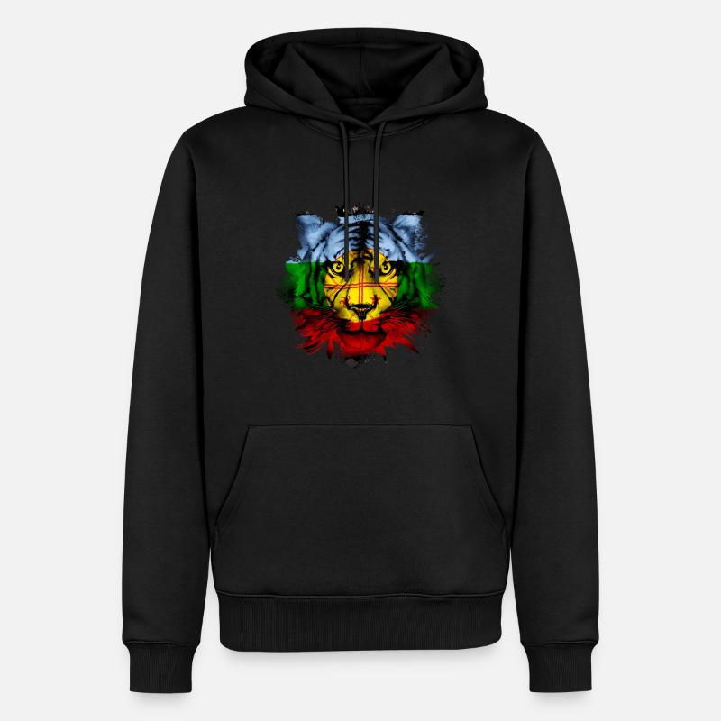 Mapuche - Sweat à capuche Premium bio Homme - noir