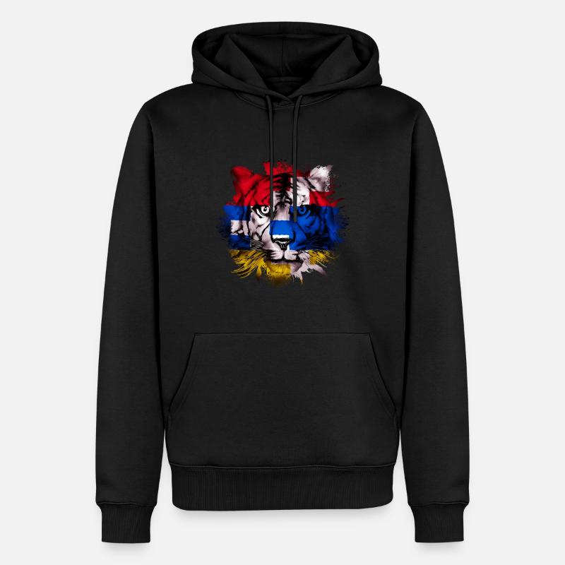 Bergkarabach - Männer Premium Bio Hoodie - Schwarz
