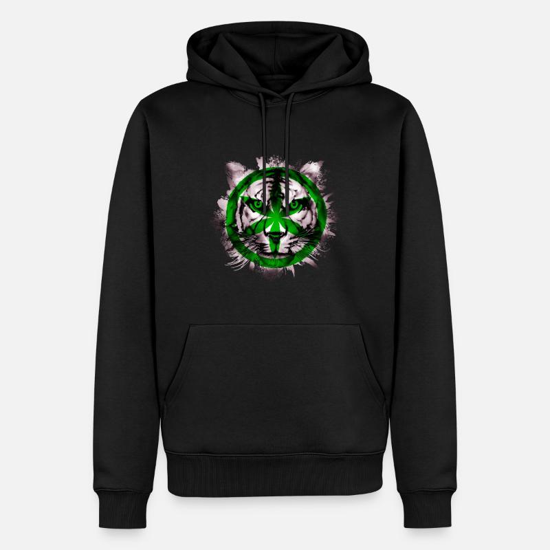 Padanie - Sweat à capuche Premium bio Homme - noir