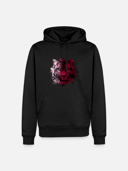Qatar - Men’s Premium Organic Hoodie - black