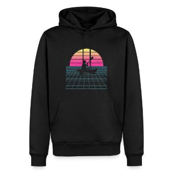 Kayak Femme Kayak Canoë Kayak Homme - Sweat à capuche Premium bio Homme - noir - Devant - Nico (187cm)