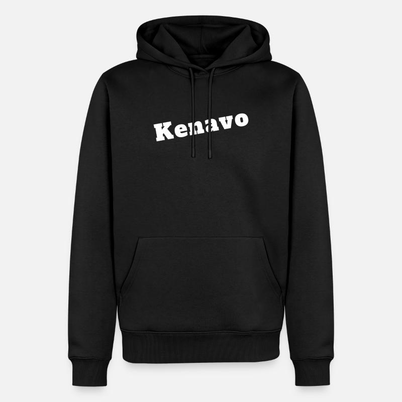 ‘Kenavo’ - L’Élégance du Dialecte Breton Français - Sweat à capuche Premium bio Homme - noir