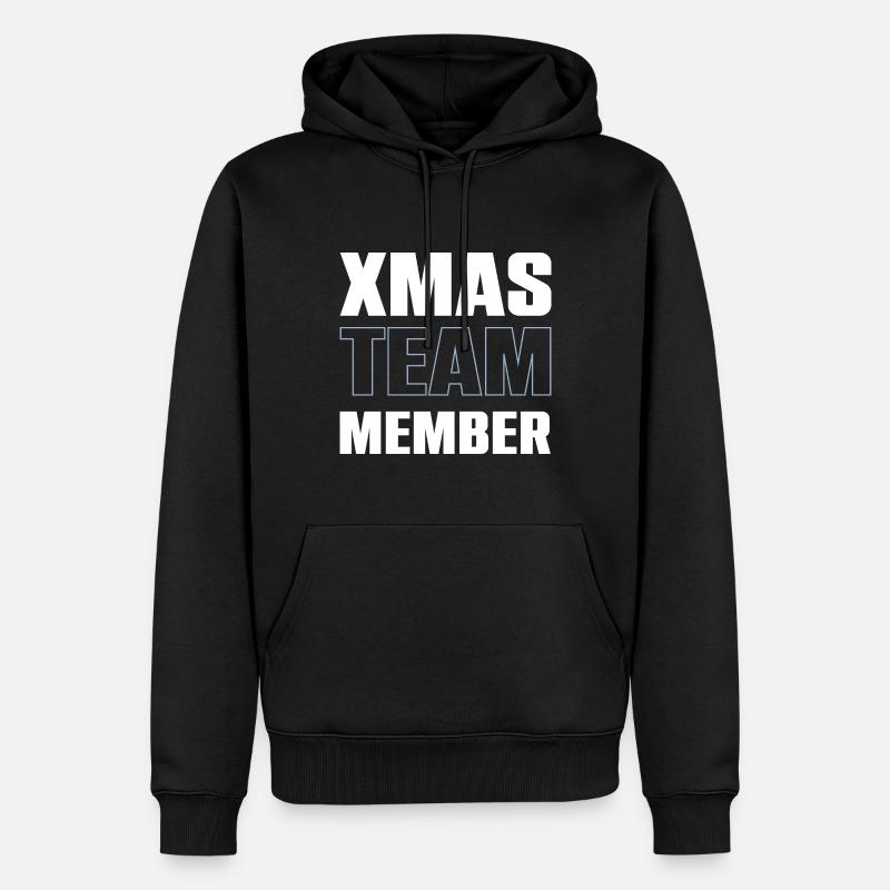 L’équipe de Noël - Sweat à capuche Premium bio Homme - noir