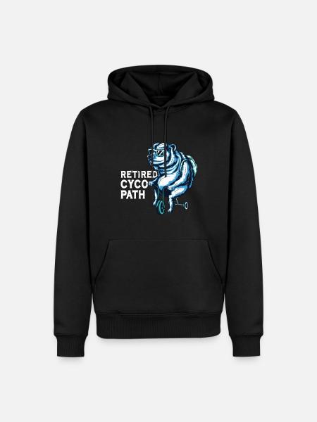 Cycopath - Men’s Premium Organic Hoodie - black