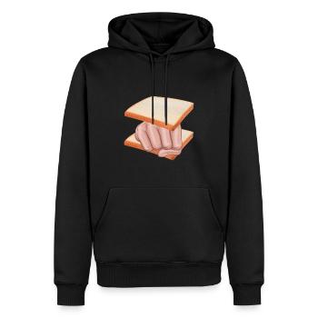 Knuckle Sandwich Funny Gift Chef Fighter - Sweat à capuche Premium bio Homme - noir - Devant - Nico (187cm)