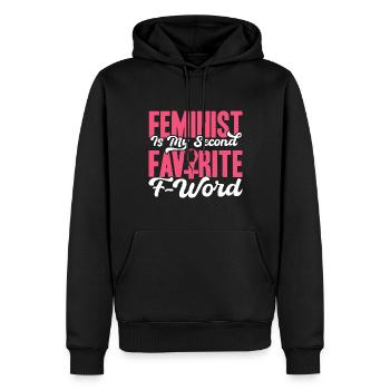 Gleichberechtigung der Geschlechter Rechte der Fra - Männer Premium Bio Hoodie - Schwarz - Vorne - Nico (187cm)