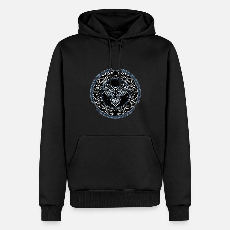 Viking Bélier Bélier Bélier - Sweat à capuche Premium bio Homme - noir