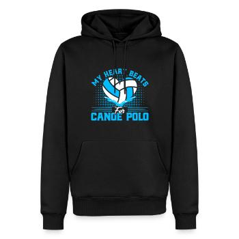 Kanupolo Kanupolo Spieler Kanupolo spielen Geschen - Männer Premium Bio Hoodie - Schwarz - Vorne - Nico (187cm)
