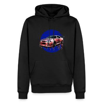 Jdm Halloween edition / Tuning Mechanic Costume - Men’s Premium Organic Hoodie - black - Front - Nico (187cm)