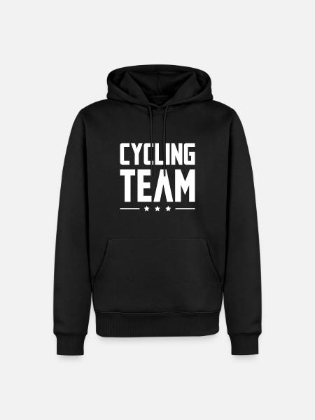 Cycling Team - Men’s Premium Organic Hoodie - black