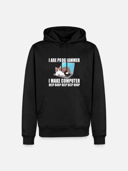 I are programmer - Men’s Premium Organic Hoodie - black
