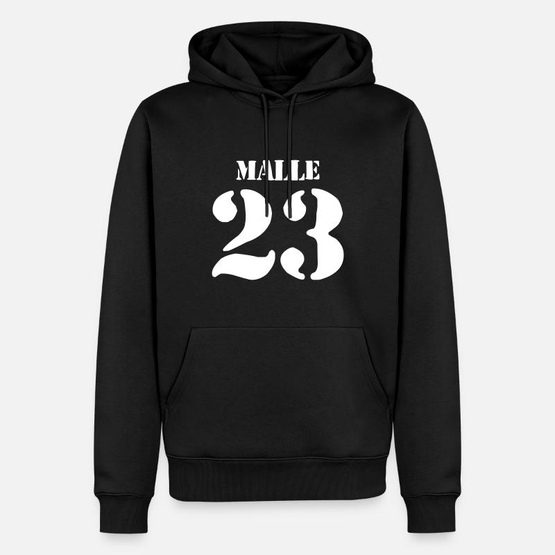 Malle 23 - Männer Premium Bio Hoodie - Schwarz