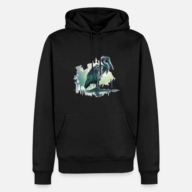 Abu-markub - Sweat à capuche Premium bio Homme - noir