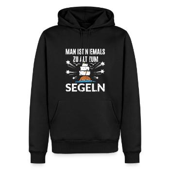 Segeln Segler - Männer Premium Bio Hoodie - Schwarz - Vorne - Nico (187cm)
