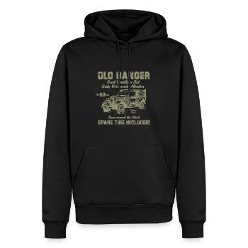 Old Banger 60th Birthday Gift Good Condition - Men’s Premium Organic Hoodie - black - Front - Nico (187cm)