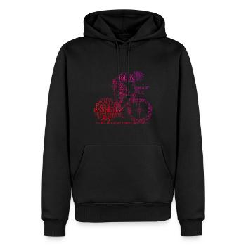 Rennrad Rennradfahrer Roadbike Rennradfahren - Männer Premium Bio Hoodie - Schwarz - Vorne - Nico (187cm)