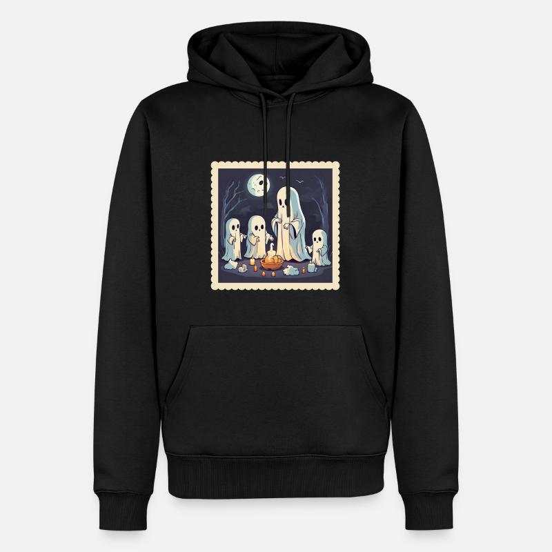 Ghosts ritual - Sweat à capuche Premium bio Homme - noir