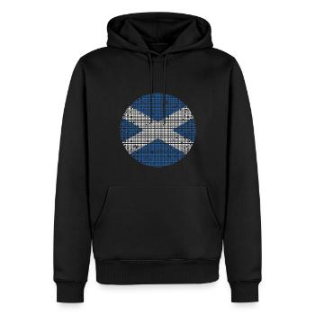 Schottland Flagge Schottische Fahne Alba GB UK - Männer Premium Bio Hoodie - Schwarz - Vorne - Nico (187cm)