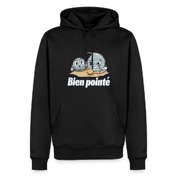 Petanque Petanque Geschenke für einen Petanque - Männer Premium Bio Hoodie - Schwarz - Vorne - Nico (187cm)