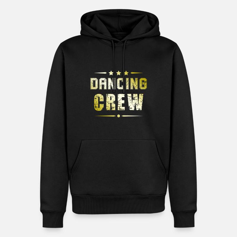 Équipe de danse - Sweat à capuche Premium bio Homme - noir